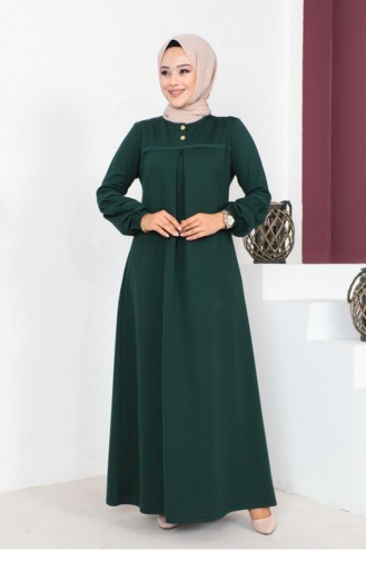 2064Mg Hijab Sport Abaya Vert Émeraude 7725