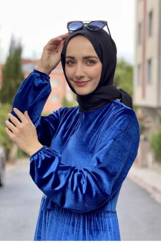 Robe Hijab Velours 0255-06 Saks 0255-06