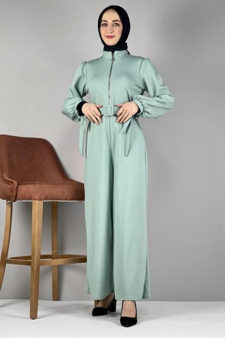 Zippered Jumpsuit 5415-04 Mint 5415-04