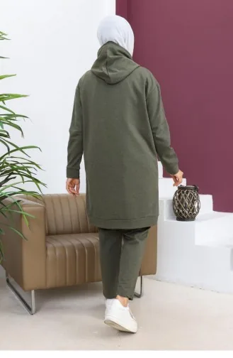 2066Mg Pocket Sports Suit Khaki 8547