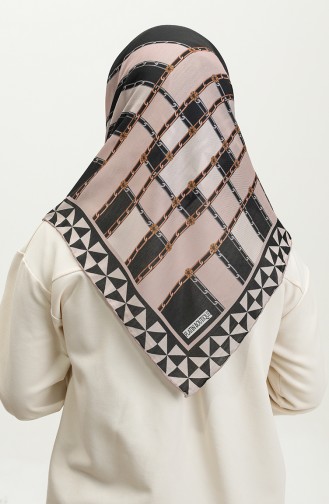 Patterned Soft Scarf 2065-02 Mink 2065-02