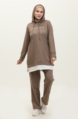 Survêtement Garni De Couleurs 3080-01 Vison 3080-01