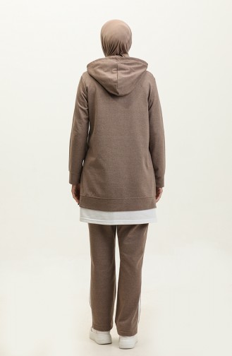 Survêtement Garni De Couleurs 3080-01 Vison 3080-01