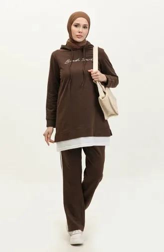 طقم رياضي لونين 3080-02 بني 3080-02