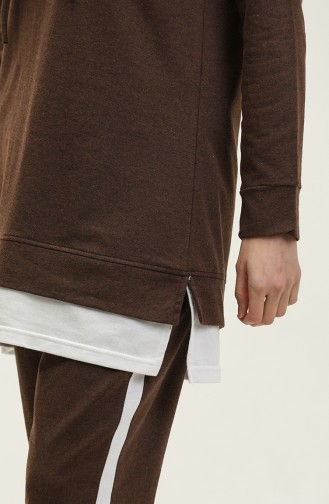 Survêtement Garni De Couleurs 3080-02 Marron 3080-02