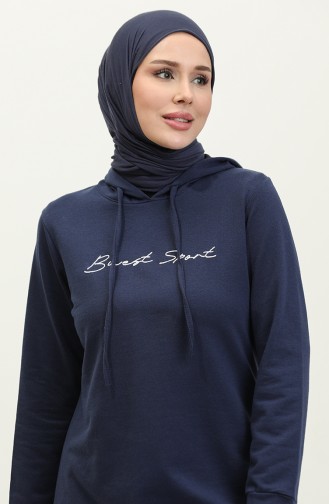 Survêtement Garni De Couleurs 3080-04 Bleu Marine 3080-04