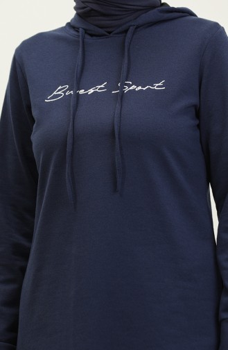 Survêtement Garni De Couleurs 3080-04 Bleu Marine 3080-04