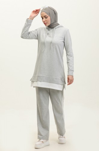 Colored Tracksuit 3080-09 Gray 3080-09