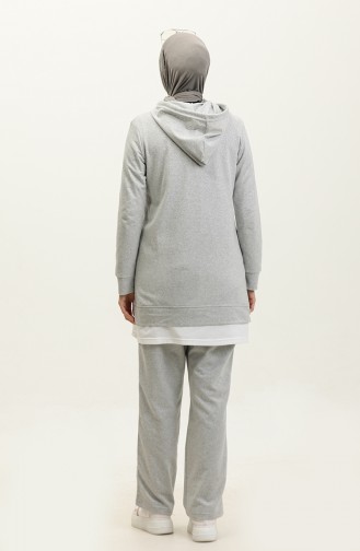 Colored Tracksuit 3080-09 Gray 3080-09