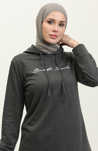 Survêtement Garni De Couleurs 3080-10 Anthracite 3080-10