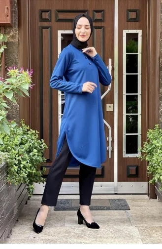 2003Mg Patchwork-Tunika Indigo 5751