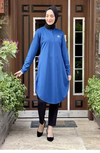 2003Mg Patchwork-Tunika Indigo 5751