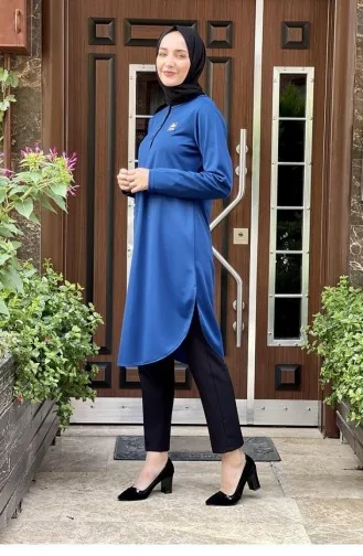 2003Mg Patchwork-Tunika Indigo 5751