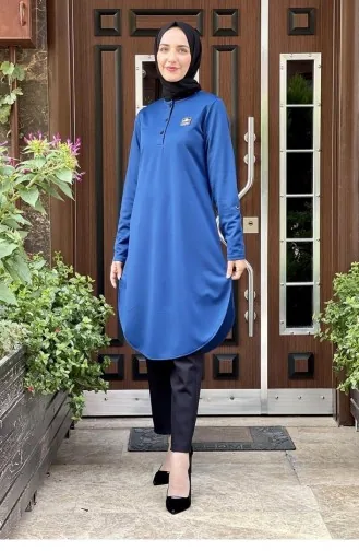 2003Mg Patchwork-Tunika Indigo 5751