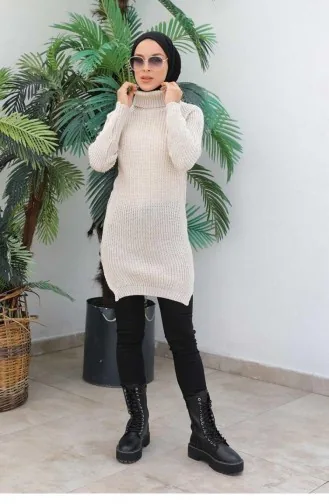 5000Mdo Triko Tunik Bej