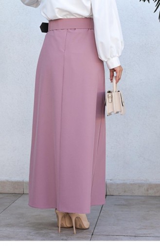 5053Nrs Pleated Skirt Dusty Rose 6005