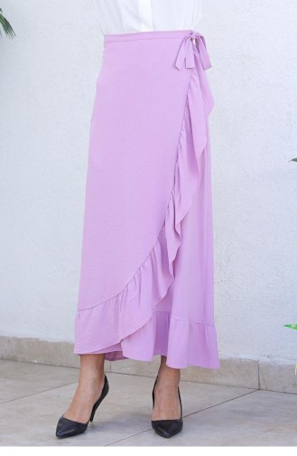 1523Tgm Frilly Design Skirt Lilac 6200