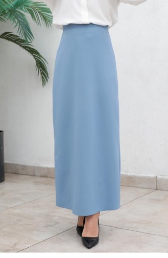 5051Nrs Bleistiftrock Blau 6346