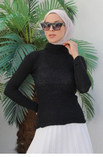 0024Mp Turtleneck Knitwear Sweater Black 6526