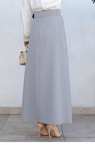 5053Nrs Pleated Skirt Gray 6662
