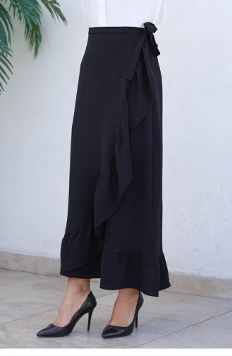 Frilly Design Skirt 1523-01 Black 1523-01
