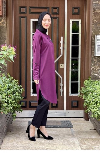 Buttoned Tunic 2003-05 Plum 2003-05