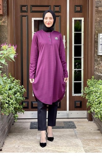 Buttoned Tunic 2003-05 Plum 2003-05