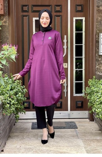 Buttoned Tunic 2003-05 Plum 2003-05