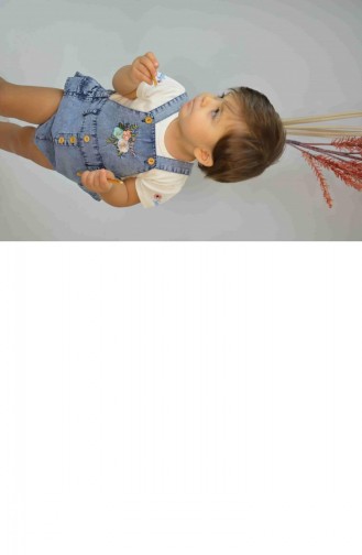 11119Sk Mädchen-Overall-Jeans 7278