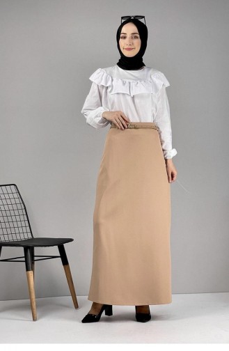 5220Nrs Belted Pencil Skirt --- 7481