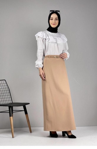 5220Nrs Belted Pencil Skirt --- 7481