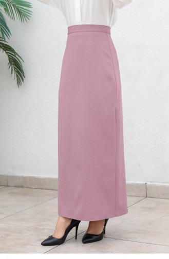 5051Nrs Pencil Skirt Dusty Rose 7488