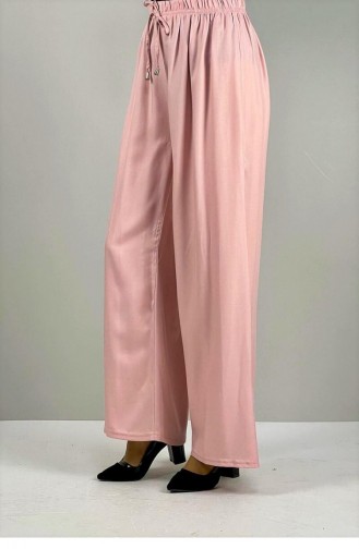 6113Nrs Wide Leg Trousers Powder 7610
