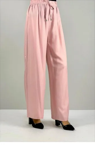 6113Nrs Wide Leg Trousers Powder 7610