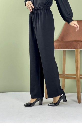 Aerobin Wide Leg Trousers 0109-05 Black 0109-05