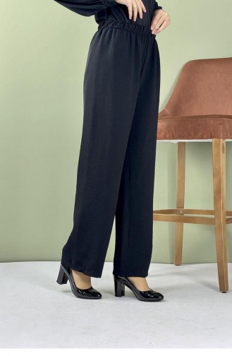 Aerobin Wide Leg Trousers 0109-05 Black 0109-05