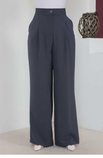 1524Tgm Plus Size Trousers Anthracite 7779