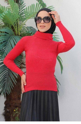 0024Mp Turtleneck Knitwear Sweater Red 8498