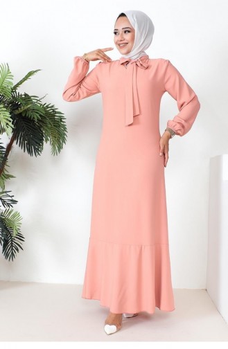 0294Sgs Hijab Modell Kleid Puder 8529
