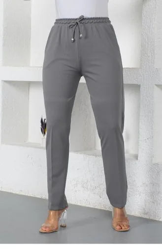 Pantalon Femme À Lacets 2053Mg Gris 9087
