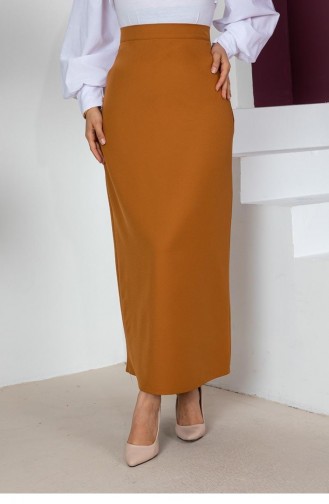 5051Nrs Pencil Skirt Mustard 9143