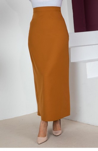 5051Nrs Pencil Skirt Mustard 9143