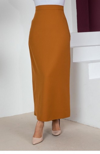 5051Nrs Pencil Skirt Mustard 9143