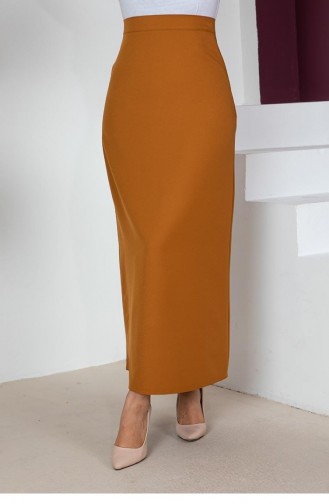 5051Nrs Pencil Skirt Mustard 9143