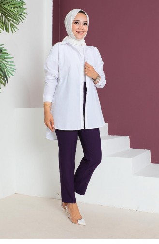 6157Nrs بنطال دارت أرجواني 9241