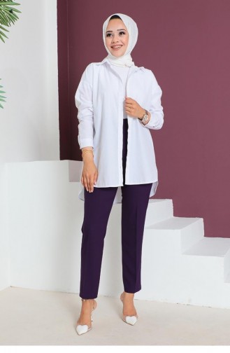 6157Nrs بنطال دارت أرجواني 9241
