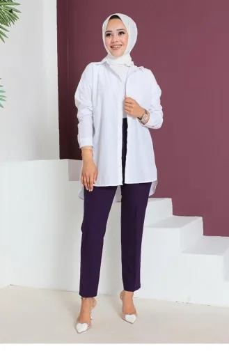 6157Nrs بنطال دارت أرجواني 9241