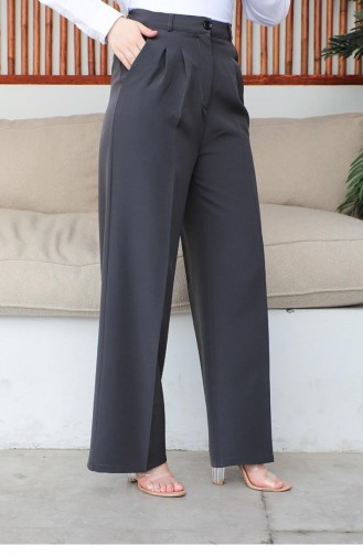 6156Nrs Palazzo Trousers Gray 9253