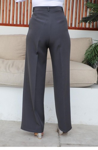 6156Nrs Palazzo Trousers Gray 9253