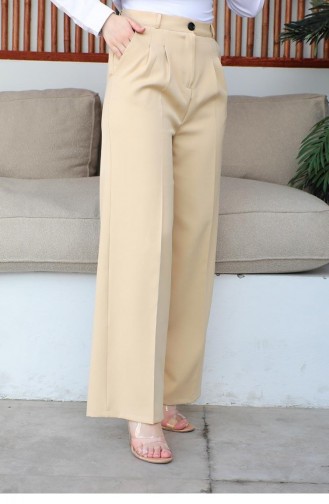 6156Nrs Palazzo Trousers Mink 9255